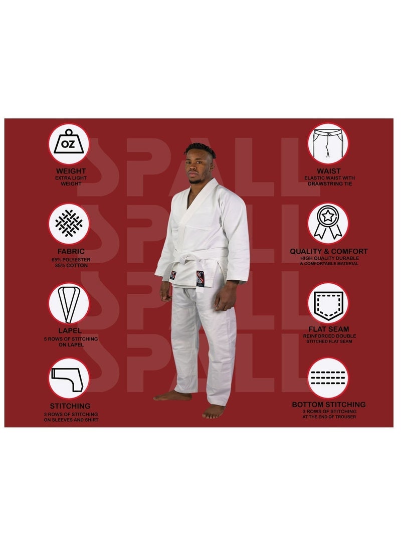 Spall Karate Suit For Kids, Men And Women Lightweight Karate Uniform ,Judo, Kickboxing, Martial Arts, Karate School Academy Training And Fight - Image 5